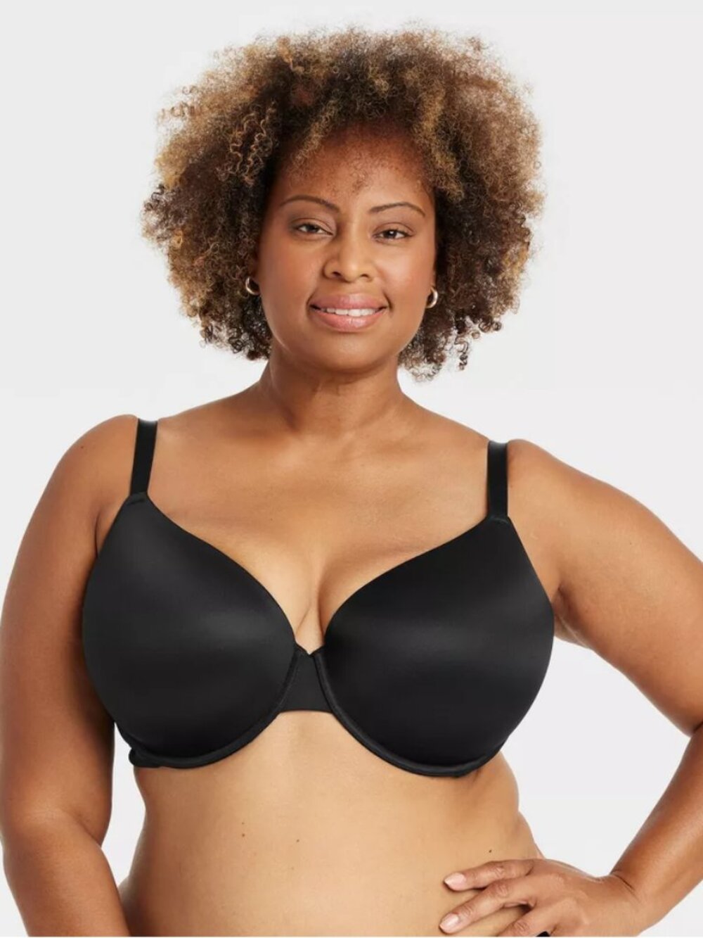 Women's Demi Lightly Lined T-Shirt Bra - Auden™ Black 42DD